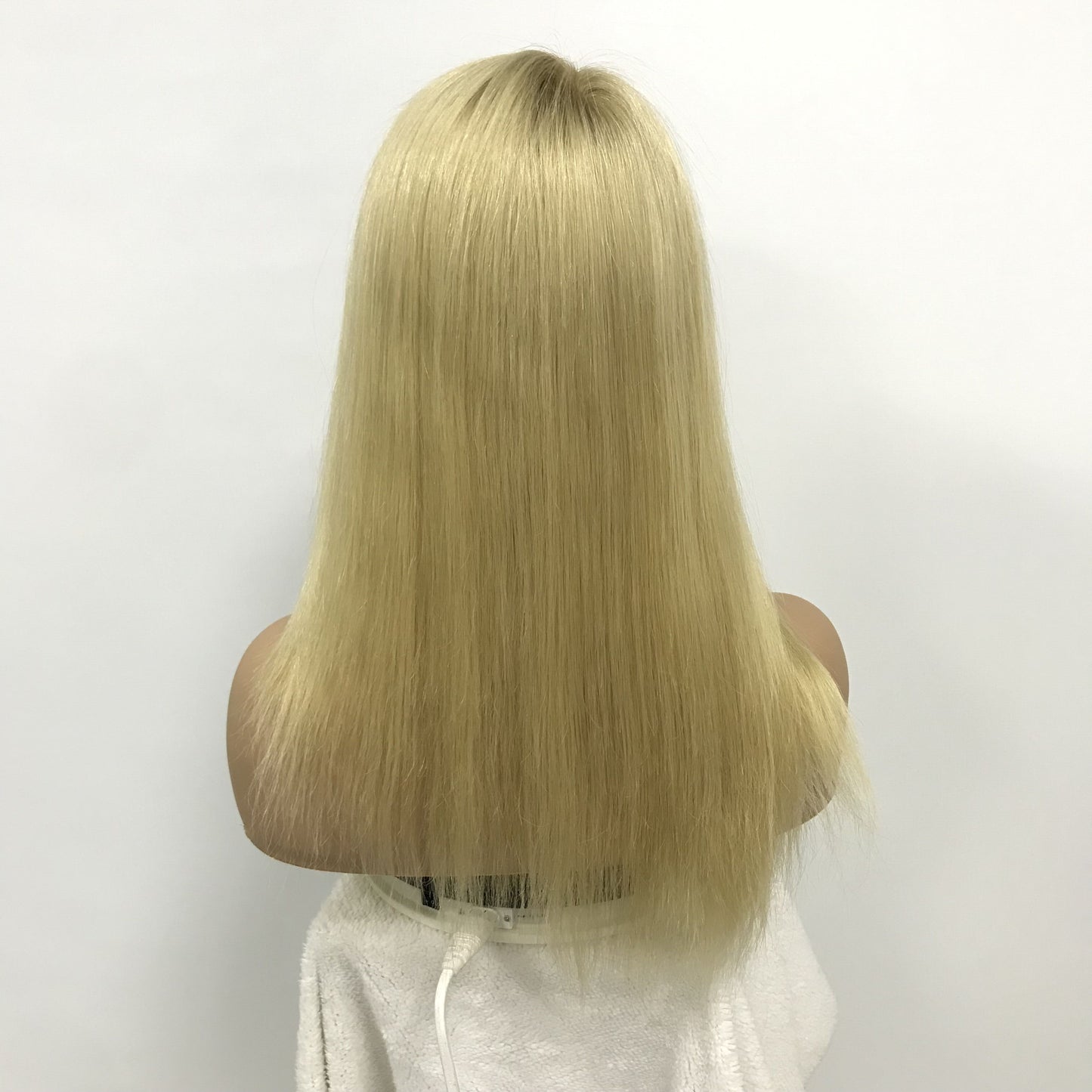 HIGH QUALITY GOLD HUMAN RAW HAIR 7‘’*9''MONO WITH PU TOPPER