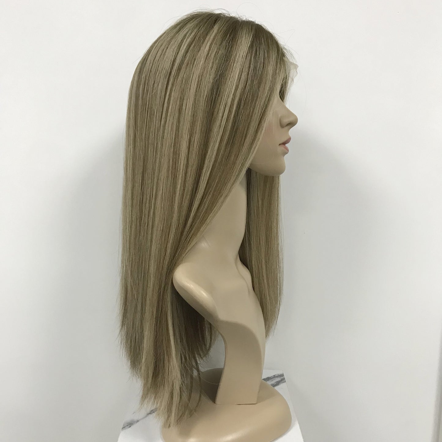 HUMAN HAIR SWISS LACE FRONT JEWISH WOMEN'S WIG