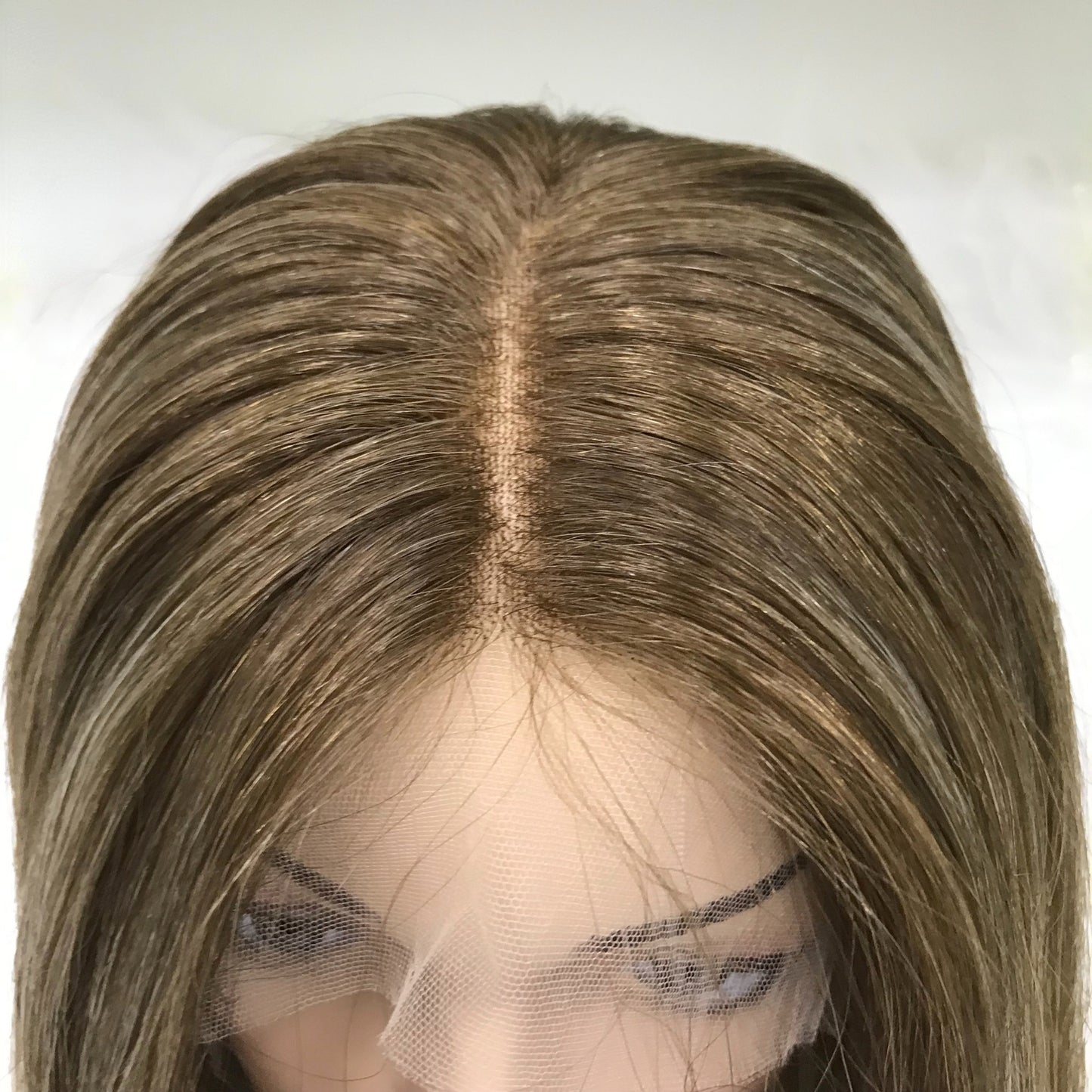 22''KOSHER WOMEN REALITY NATURAL LOOKING LACE TOP WITH LACE FRONT WIG