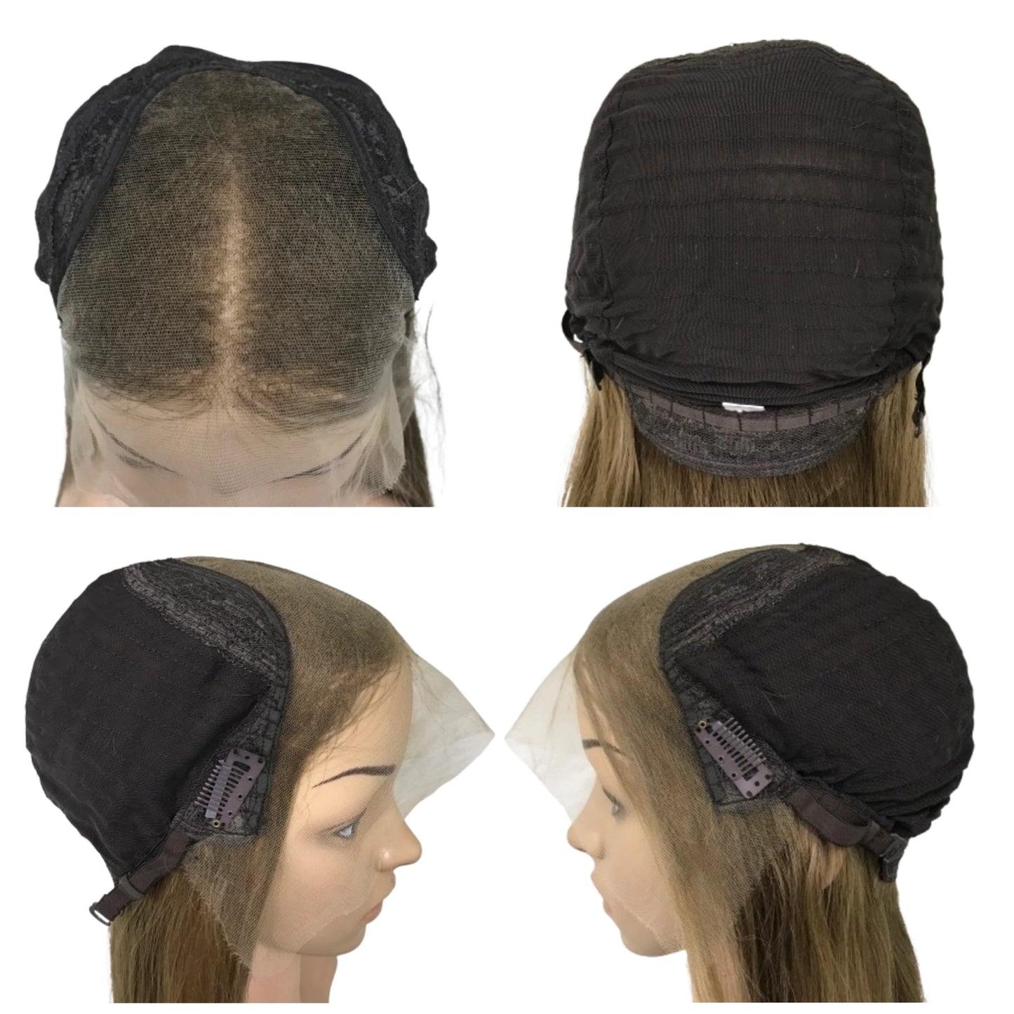 3“×5“ SWISS LACE FRPNT WITH LACE TOP RAW HAIR TOP GRADE JEWISH WOMEN WIG
