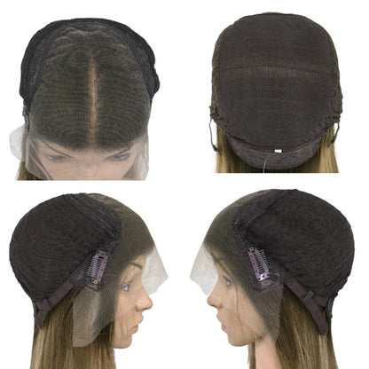 100%REAL HAIR STRAIGHT HD 3“*5” LACE TOP JEWISH FEMALE WIGS