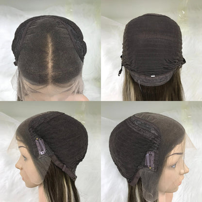 3“*5”LACE RAW HAIR TOP GRADE JEWISH LADY WIGS