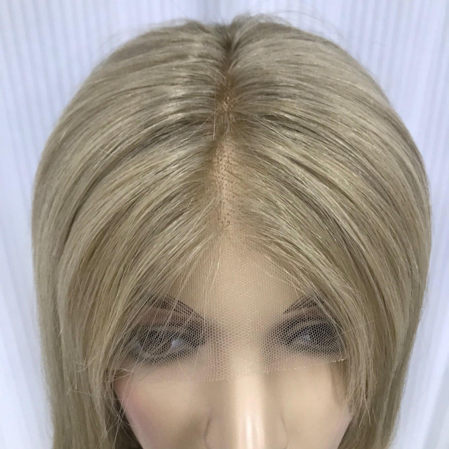 YOUNG LADY 100% REAL HAIR MONO TOP WIG JEWISH WOMEN 16’’ RAW HAIR