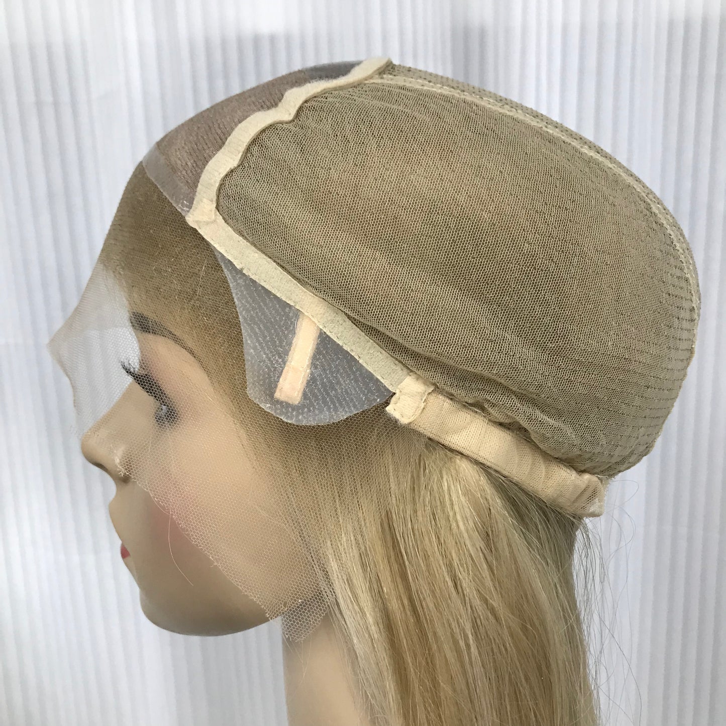 YOUNG LADY 100% REAL HAIR MONO TOP WIG JEWISH WOMEN 16’’ RAW HAIR