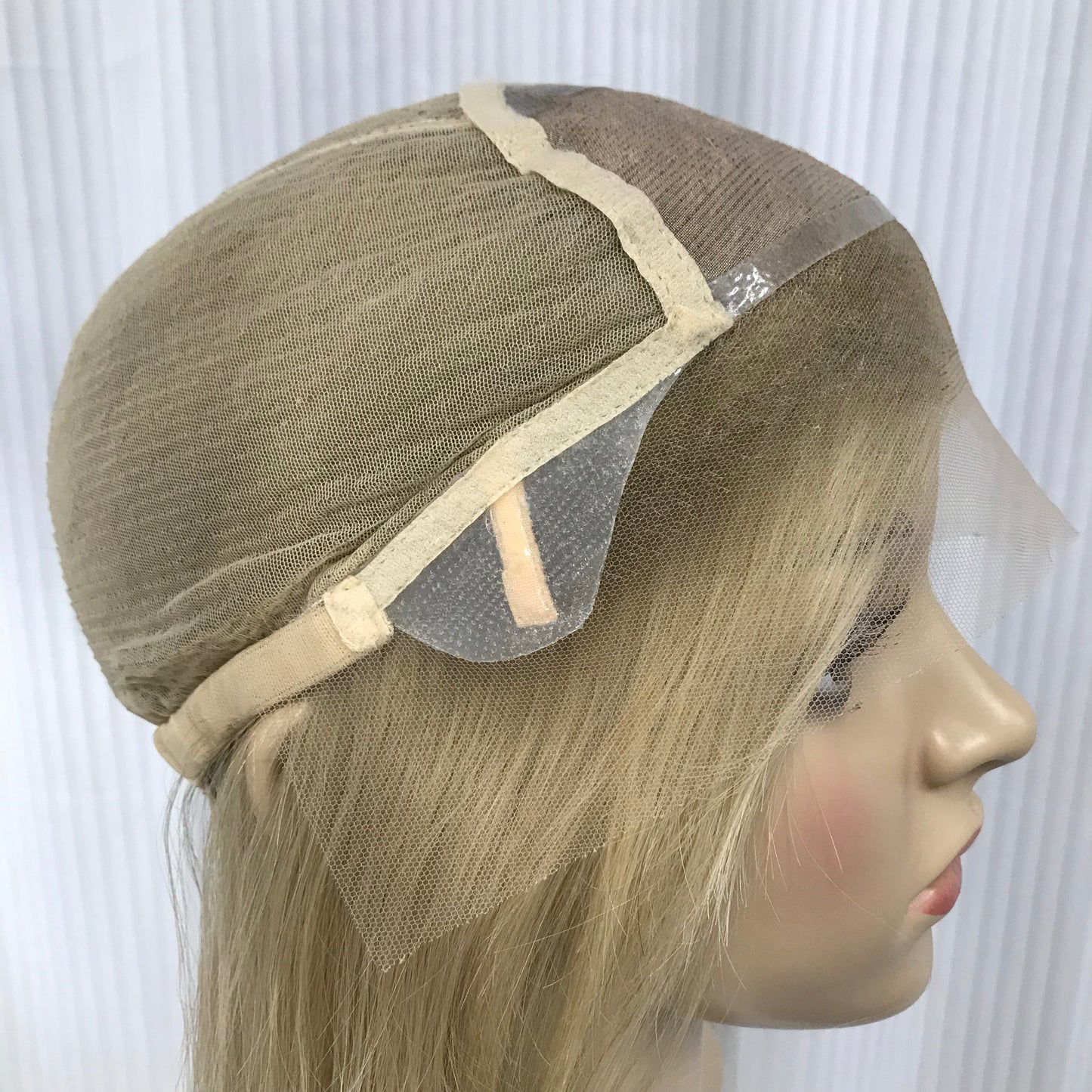 YOUNG LADY 100% REAL HAIR MONO TOP WIG JEWISH WOMEN 16’’ RAW HAIR