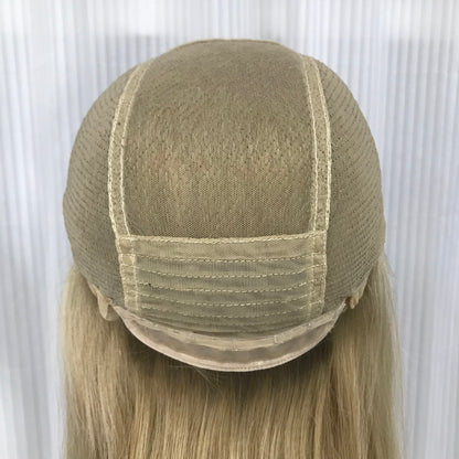 YOUNG LADY 100% REAL HAIR MONO TOP WIG JEWISH WOMEN 16’’ RAW HAIR
