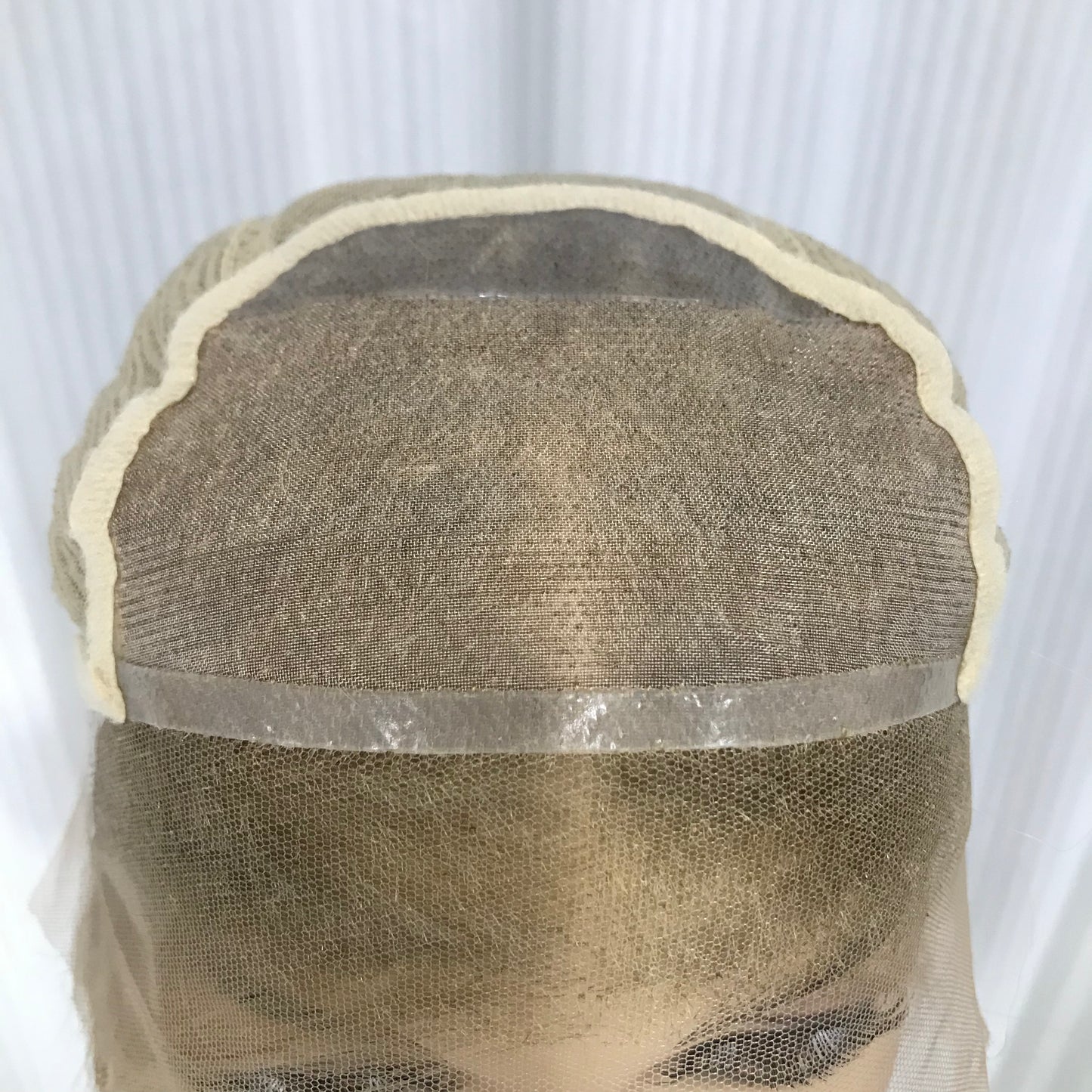 YOUNG LADY 100% REAL HAIR MONO TOP WIG JEWISH WOMEN 16’’ RAW HAIR