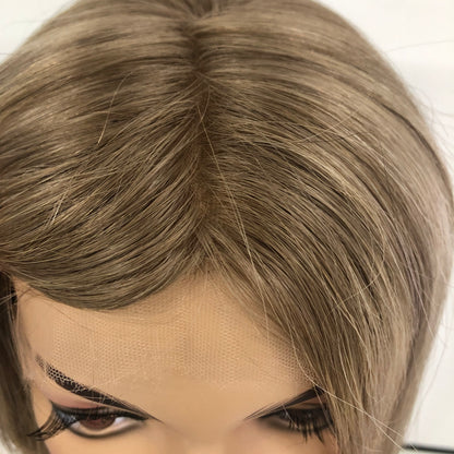 MONO TOP 19’’REALITY HUMAN HAIR FOR ALOPECIA MEDICAL TOP GRADE WIGS