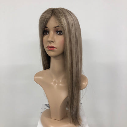 MONO TOP 19’’REALITY HUMAN HAIR FOR ALOPECIA MEDICAL TOP GRADE WIGS