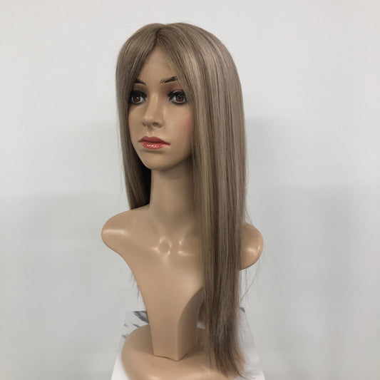 MONO TOP 19’’REALITY HUMAN HAIR FOR ALOPECIA MEDICAL TOP GRADE WIGS
