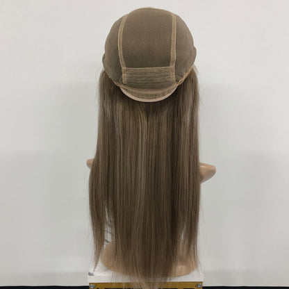 MONO TOP 19’’REALITY HUMAN HAIR FOR ALOPECIA MEDICAL TOP GRADE WIGS
