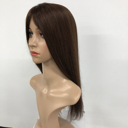 CAFE 18" NATURAL LOOKING  5.5*6 MONO TOP WITH WEFT BACK WOMEN TOPPER