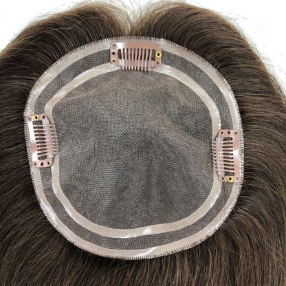 CAFE 18" NATURAL LOOKING  5.5*6 MONO TOP WITH WEFT BACK WOMEN TOPPER