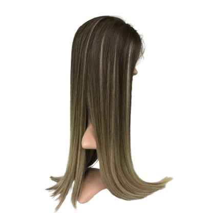 3“*5”LACE RAW HAIR TOP GRADE JEWISH LADY WIGS