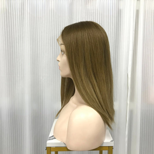 3“×5”LACE TOP RAW HUMAN HAIR  18'' HIGH DOUBLE DRAWN KOSHER WOMEN WIG