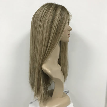 HUMAN HAIR SWISS LACE FRONT JEWISH WOMEN'S WIG