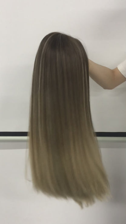 3“*5”LACE RAW HAIR TOP GRADE JEWISH LADY WIGS