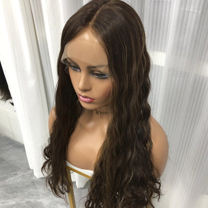 JEWISH WOMEN CURLY SWISS LACE FRONT WIG